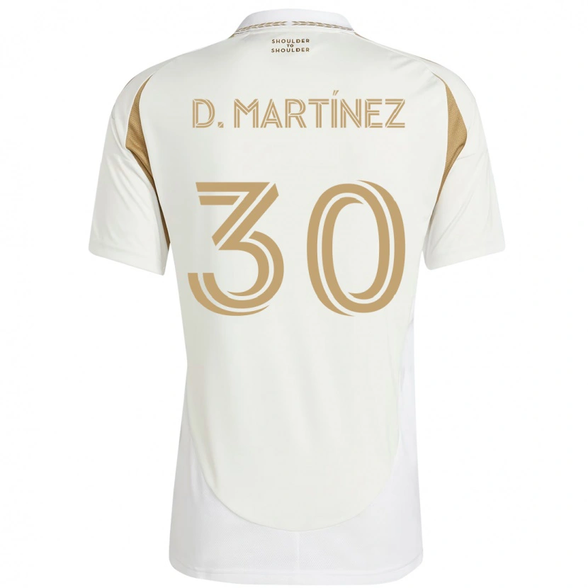 Danxen Herren David Martínez #30 Weiß Braun Auswärtstrikot Trikot 2025/26 T-Shirt Österreich