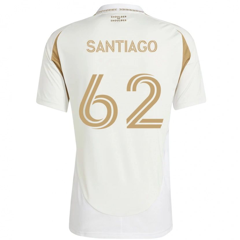 Danxen Herren Joshua Santiago #62 Weiß Braun Auswärtstrikot Trikot 2025/26 T-Shirt Österreich