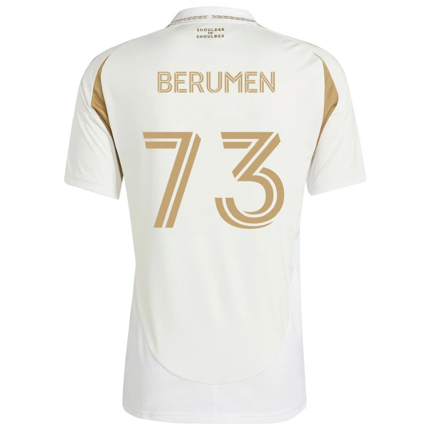 Danxen Herren Eddy Berumen #73 Weiß Braun Auswärtstrikot Trikot 2025/26 T-Shirt Österreich