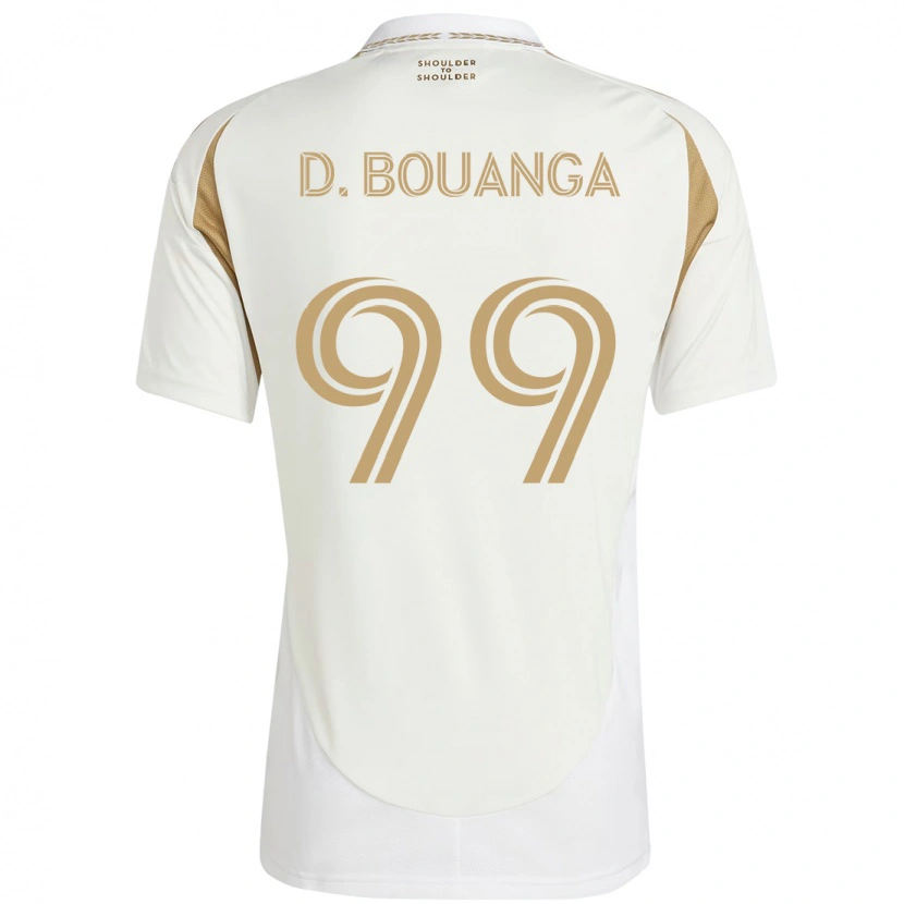 Danxen Herren Denis Bouanga #99 Weiß Braun Auswärtstrikot Trikot 2025/26 T-Shirt Österreich