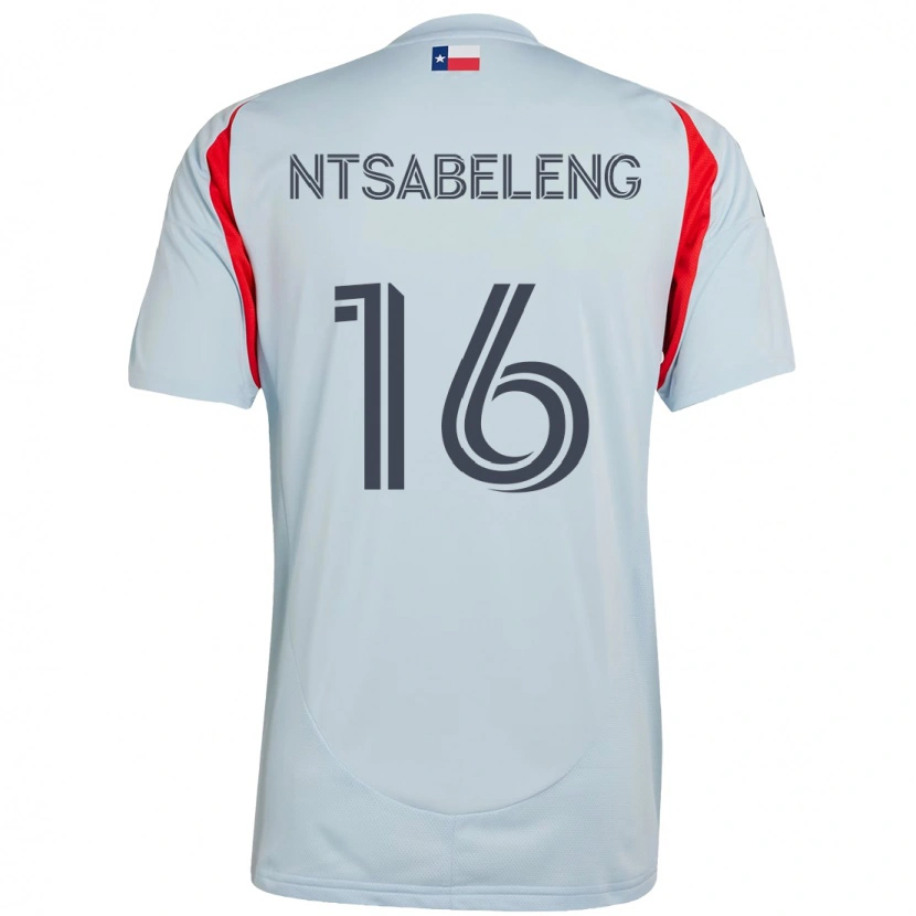 Danxen Herren Tsiki Ntsabeleng #16 Hellblau Rot Auswärtstrikot Trikot 2025/26 T-Shirt Österreich