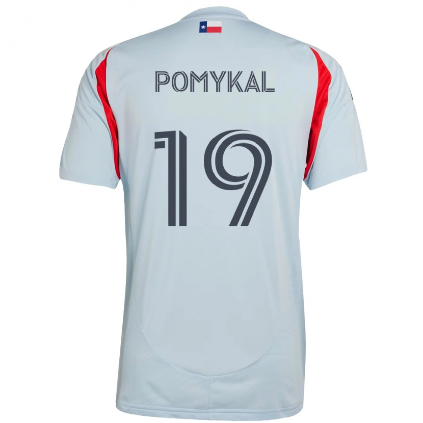 Danxen Herren Paxton Pomykal #19 Hellblau Rot Auswärtstrikot Trikot 2025/26 T-Shirt Österreich