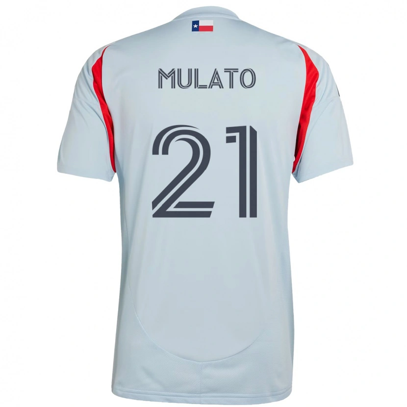 Danxen Herren José Mulato #21 Hellblau Rot Auswärtstrikot Trikot 2025/26 T-Shirt Österreich