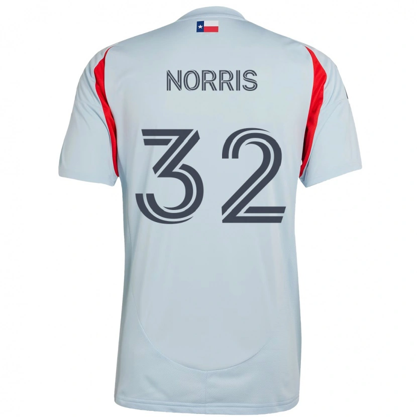 Danxen Herren Nolan Norris #32 Hellblau Rot Auswärtstrikot Trikot 2025/26 T-Shirt Österreich
