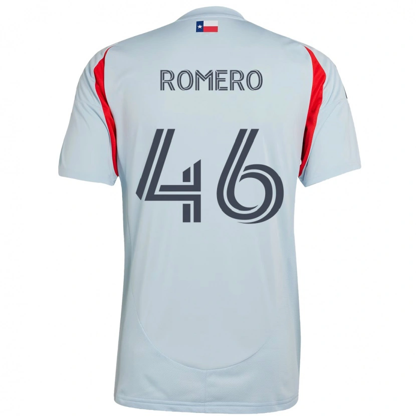 Danxen Herren Isaac Romero #46 Hellblau Rot Auswärtstrikot Trikot 2025/26 T-Shirt Österreich