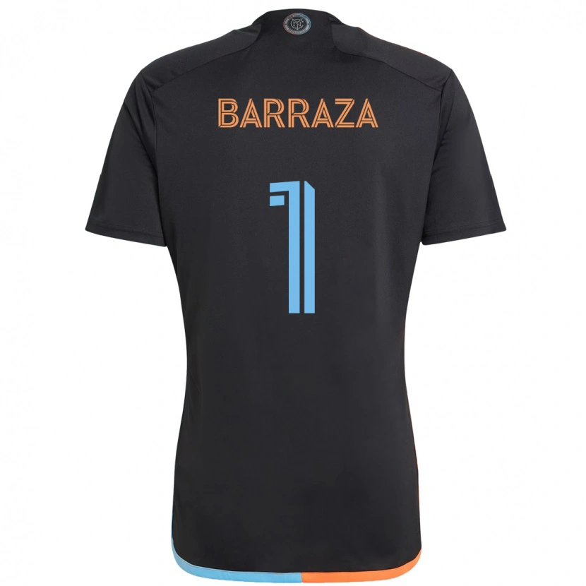 Danxen Herren Luis Barraza #1 Schwarz Blau Orange Auswärtstrikot Trikot 2025/26 T-Shirt Österreich