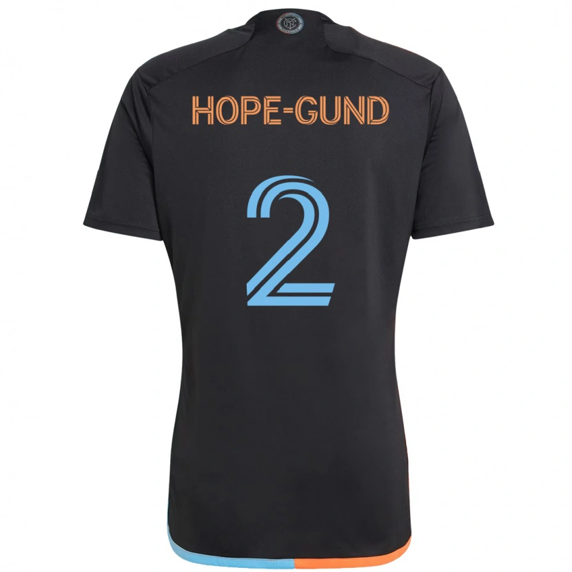 Danxen Herren Rio Hope-Gund #2 Schwarz Blau Orange Auswärtstrikot Trikot 2025/26 T-Shirt Österreich