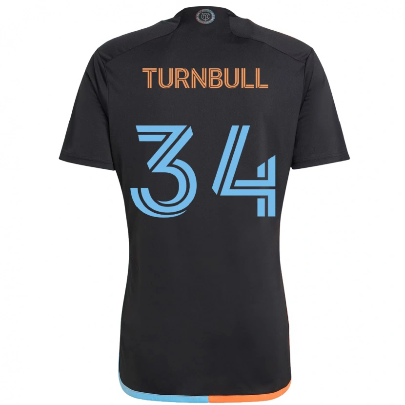Danxen Herren Stephen Turnbull #34 Schwarz Blau Orange Auswärtstrikot Trikot 2025/26 T-Shirt Österreich