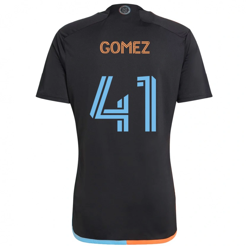 Danxen Herren Julián Gómez #41 Schwarz Blau Orange Auswärtstrikot Trikot 2025/26 T-Shirt Österreich