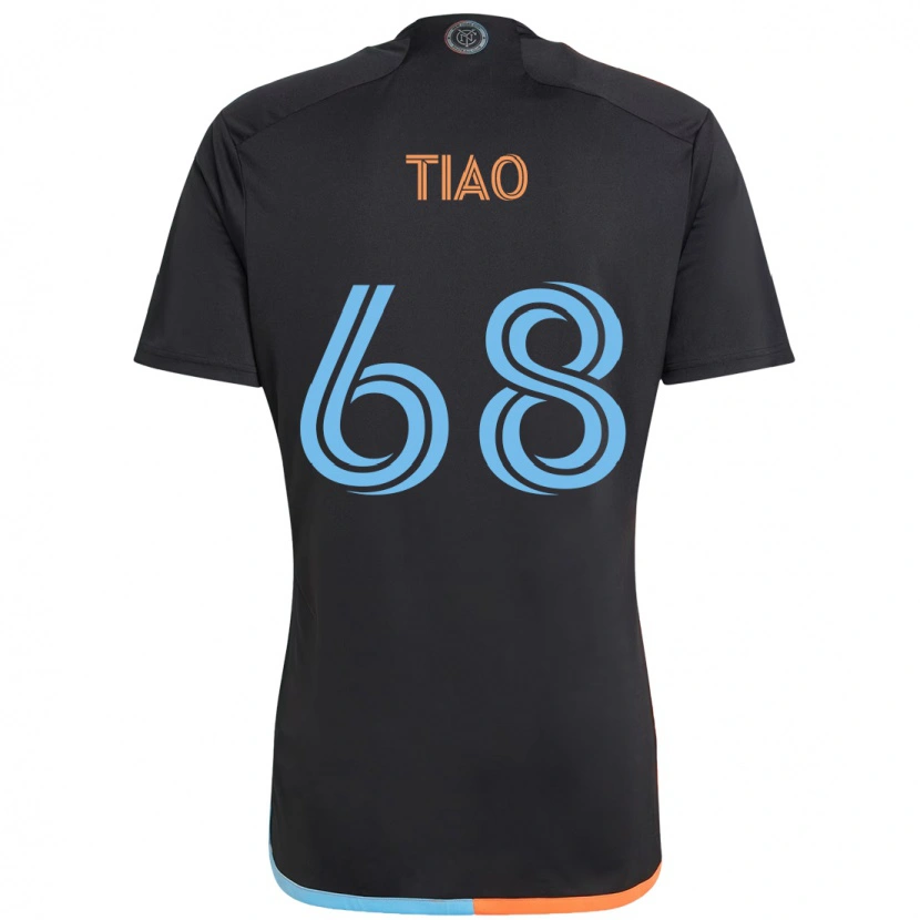 Danxen Herren Christopher Tiao #68 Schwarz Blau Orange Auswärtstrikot Trikot 2025/26 T-Shirt Österreich