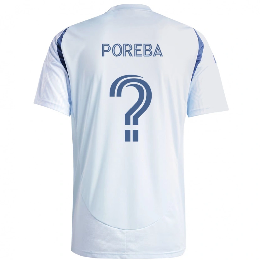 Danxen Herren David Poreba #0 Hellhimmelblau Blau Auswärtstrikot Trikot 2025/26 T-Shirt Österreich