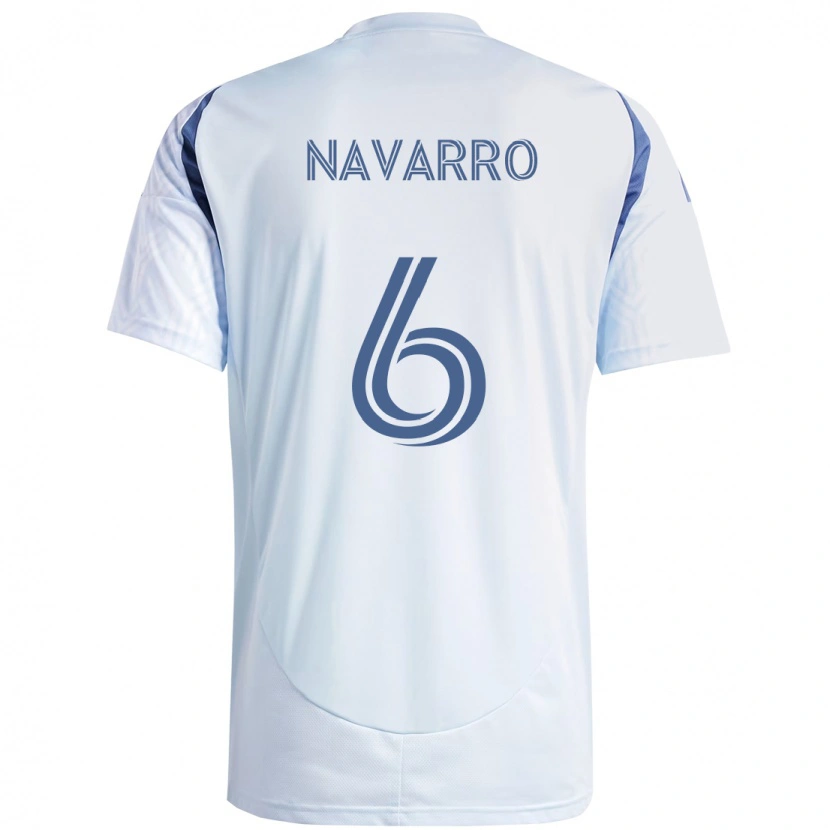 Danxen Herren Miguel Navarro #6 Hellhimmelblau Blau Auswärtstrikot Trikot 2025/26 T-Shirt Österreich