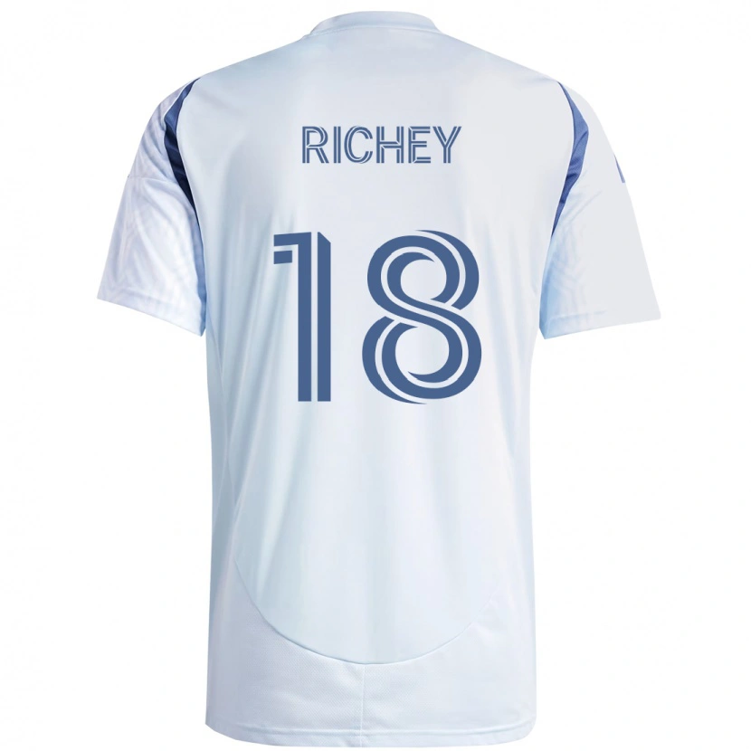 Danxen Herren Spencer Richey #18 Hellhimmelblau Blau Auswärtstrikot Trikot 2025/26 T-Shirt Österreich