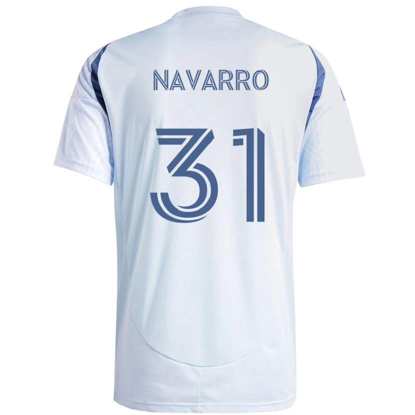 Danxen Herren Federico Navarro #31 Hellhimmelblau Blau Auswärtstrikot Trikot 2025/26 T-Shirt Österreich