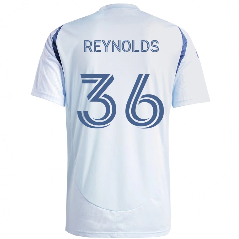 Danxen Herren Justin Reynolds #36 Hellhimmelblau Blau Auswärtstrikot Trikot 2025/26 T-Shirt Österreich