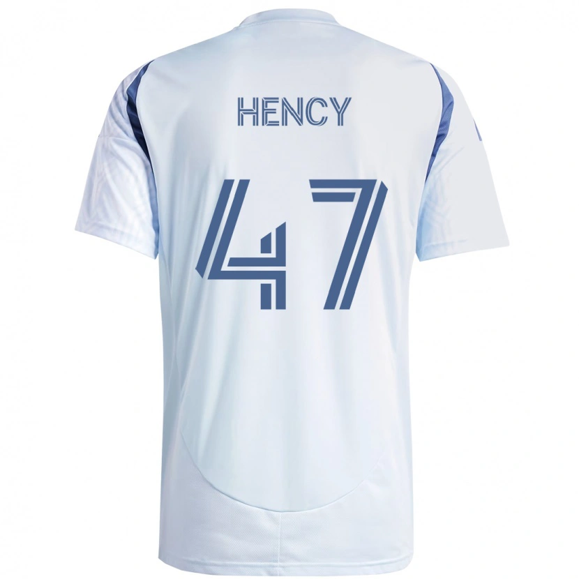 Danxen Herren Billy Hency #47 Hellhimmelblau Blau Auswärtstrikot Trikot 2025/26 T-Shirt Österreich