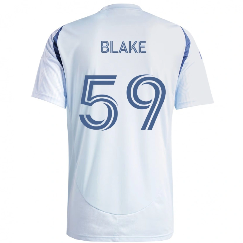 Danxen Herren Romain Blake #59 Hellhimmelblau Blau Auswärtstrikot Trikot 2025/26 T-Shirt Österreich