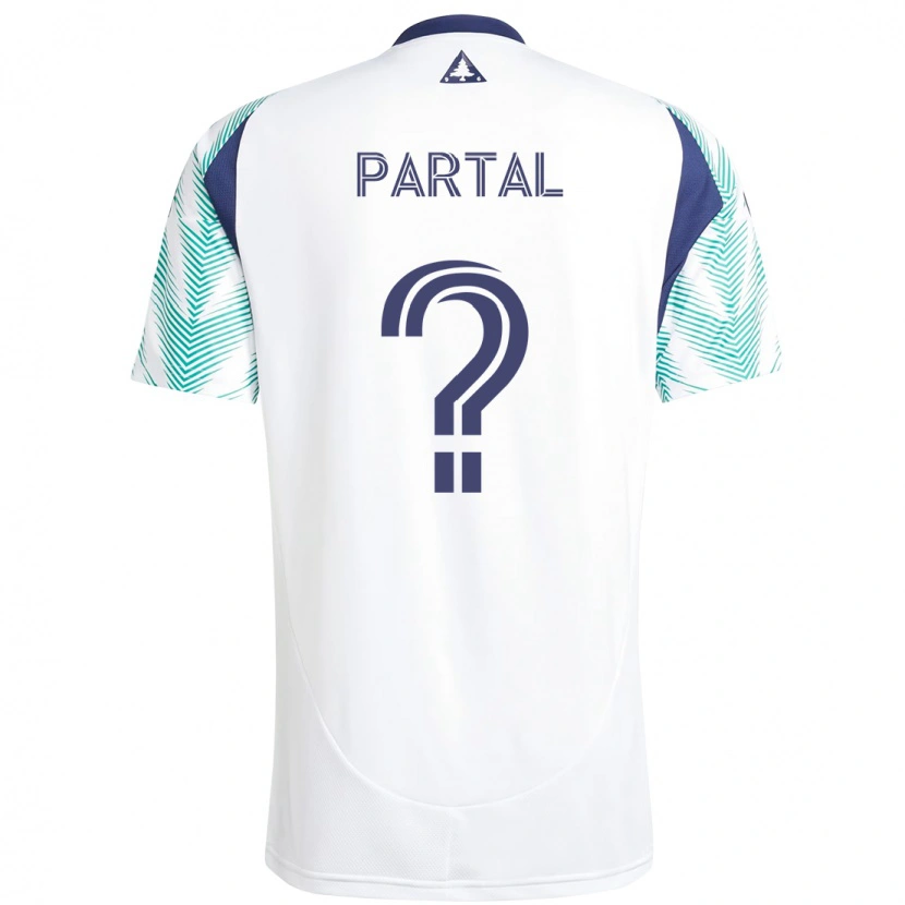Danxen Herren Joshua Partal #0 Weiß Blau Auswärtstrikot Trikot 2025/26 T-Shirt Österreich