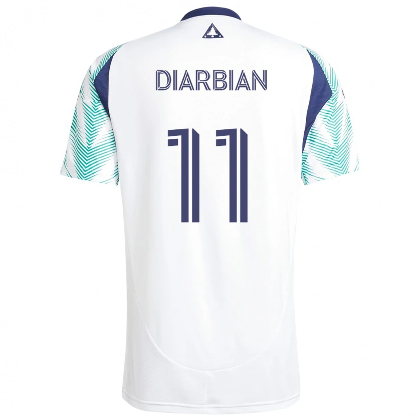 Danxen Herren Gevork Diarbian #11 Weiß Blau Auswärtstrikot Trikot 2025/26 T-Shirt Österreich