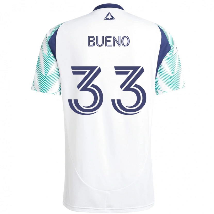 Danxen Herren Brandonn Bueno #33 Weiß Blau Auswärtstrikot Trikot 2025/26 T-Shirt Österreich