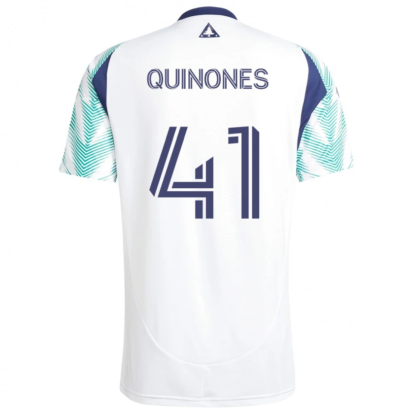 Danxen Herren Colby Quiñónes #41 Weiß Blau Auswärtstrikot Trikot 2025/26 T-Shirt Österreich