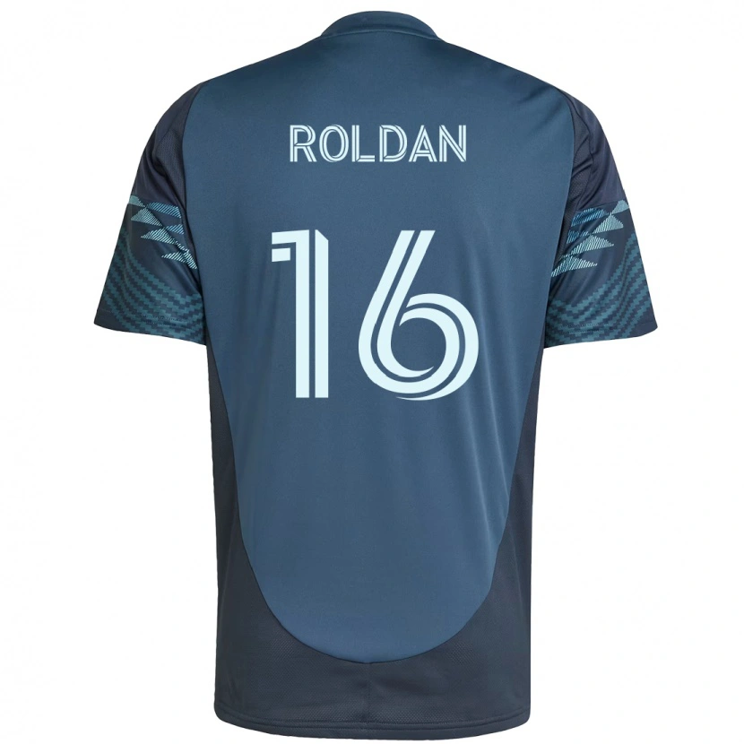 Danxen Herren Álex Roldán #16 Hellblau Auswärtstrikot Trikot 2025/26 T-Shirt Österreich