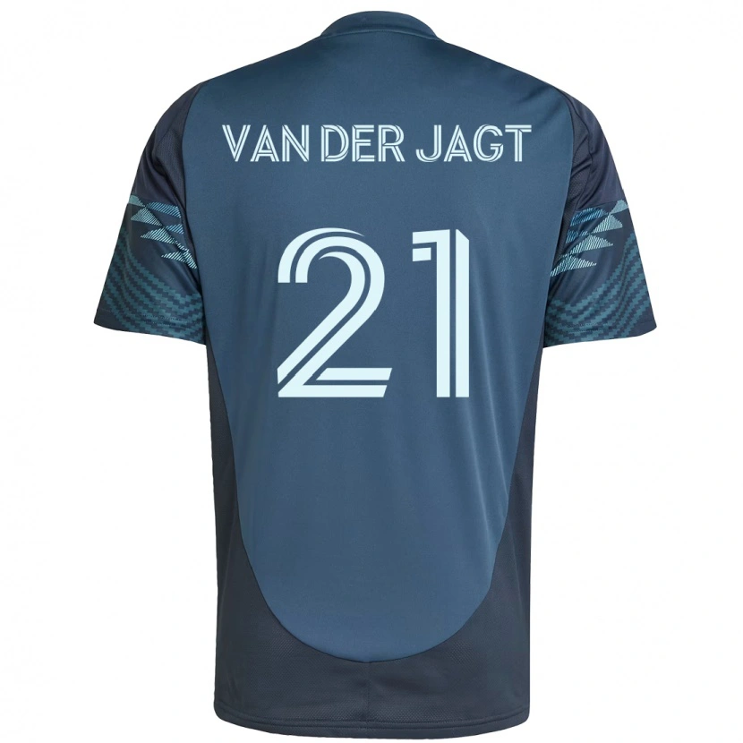 Danxen Herren Olivia Van Der Jagt #21 Hellblau Auswärtstrikot Trikot 2025/26 T-Shirt Österreich