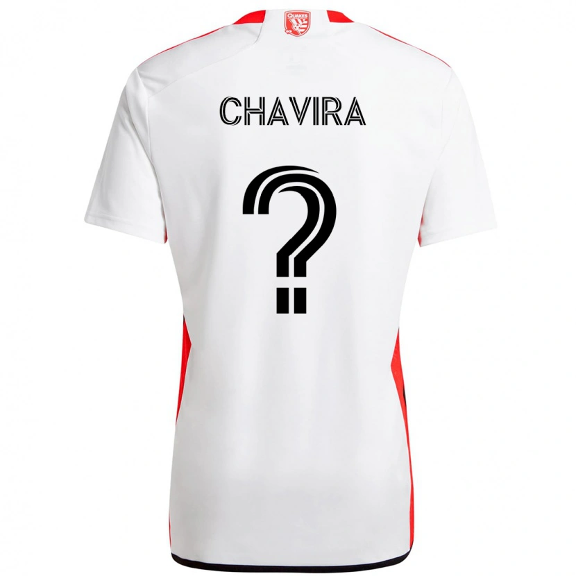 Danxen Herren Scott Chavira #0 Weiß Rot Auswärtstrikot Trikot 2025/26 T-Shirt Österreich