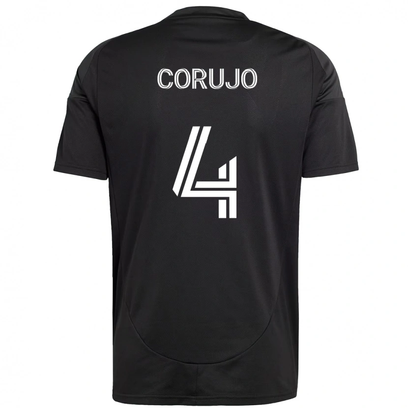 Danxen Herren Guzmán Corujo #4 Schwarz Weiß Auswärtstrikot Trikot 2025/26 T-Shirt Österreich