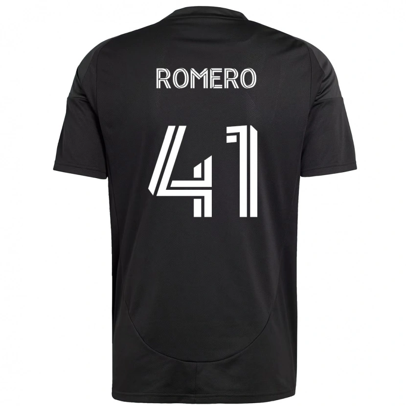 Danxen Herren Brian Romero #41 Schwarz Weiß Auswärtstrikot Trikot 2025/26 T-Shirt Österreich