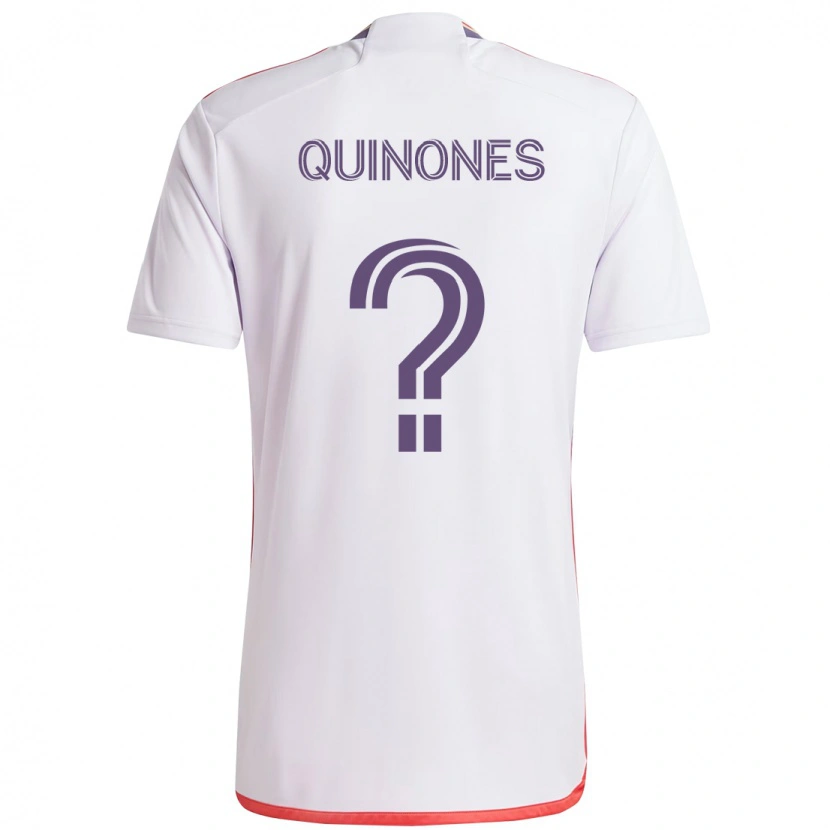 Danxen Herren Lucas Quiñones #0 Weiß Lila Auswärtstrikot Trikot 2025/26 T-Shirt Österreich