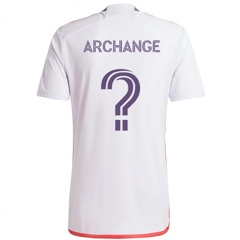 Danxen Herren Clovis Archange #0 Weiß Lila Auswärtstrikot Trikot 2025/26 T-Shirt Österreich
