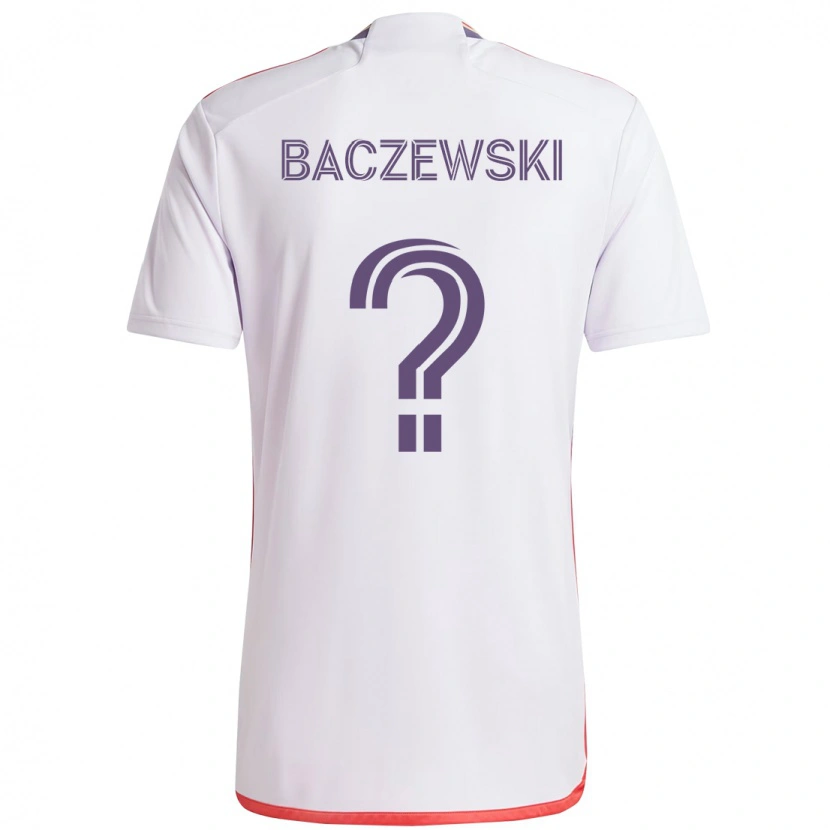 Danxen Herren Dominik Baczewski #0 Weiß Lila Auswärtstrikot Trikot 2025/26 T-Shirt Österreich