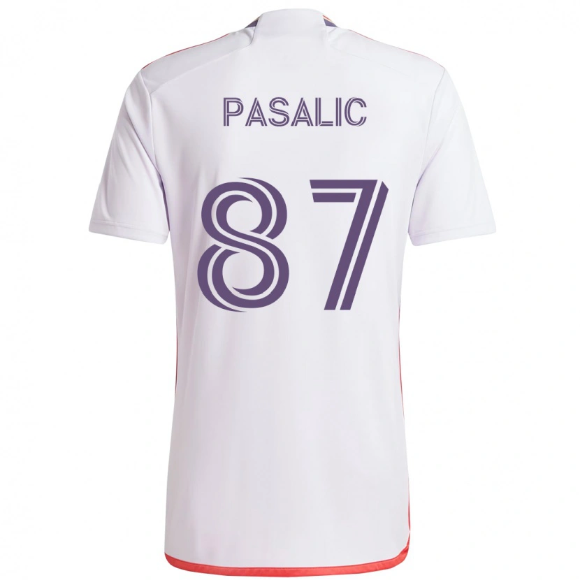 Danxen Herren Marco Pasalic #87 Weiß Lila Auswärtstrikot Trikot 2025/26 T-Shirt Österreich