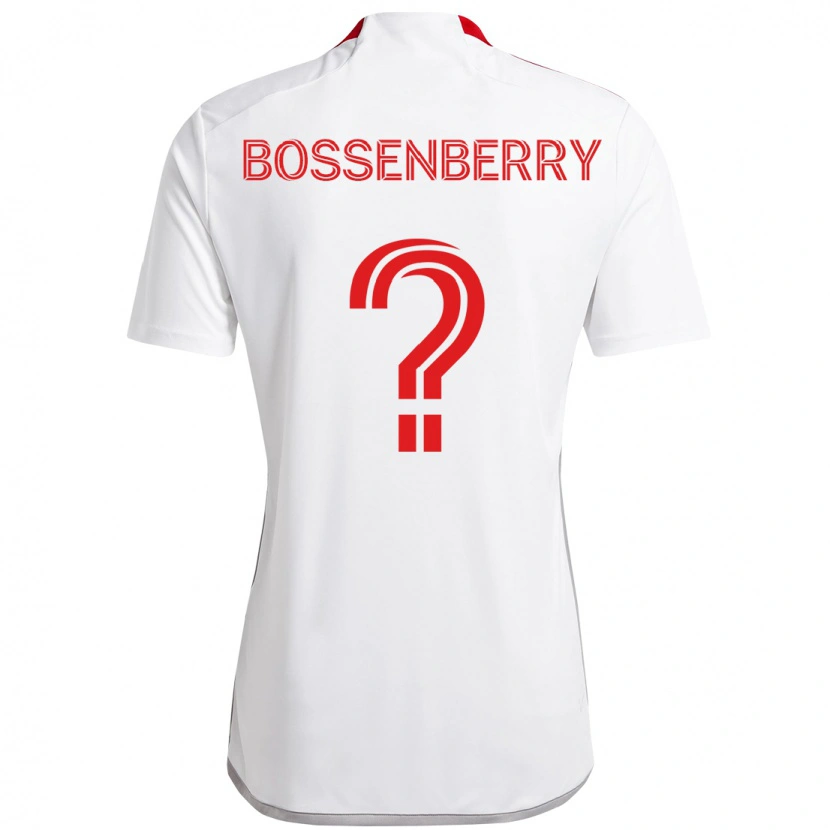 Danxen Herren Antone Bossenberry #0 Weiß Rot Auswärtstrikot Trikot 2025/26 T-Shirt Österreich