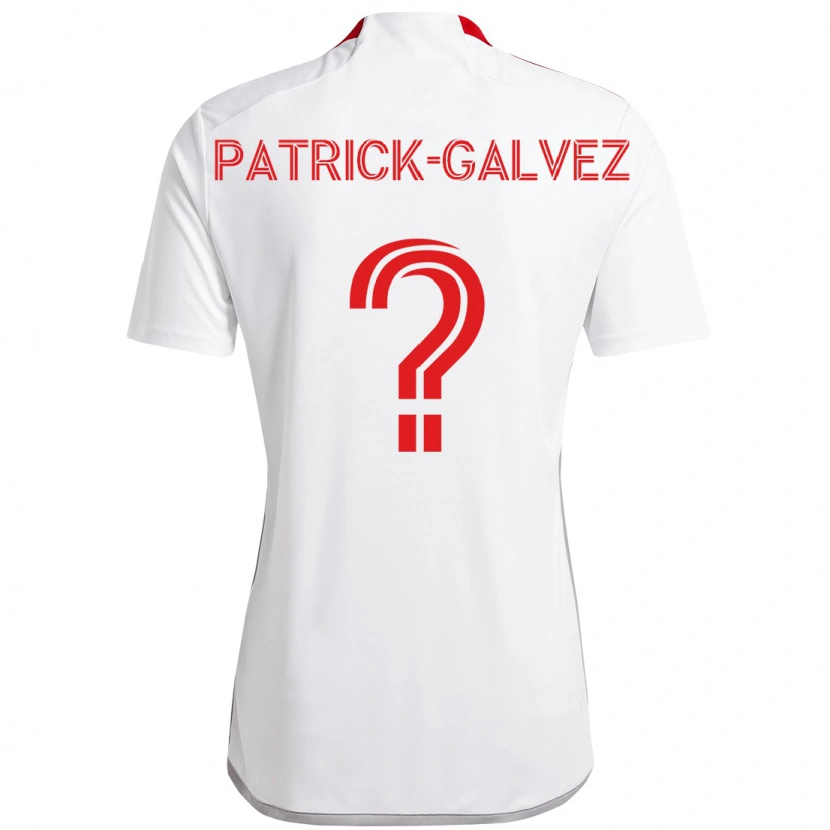 Danxen Herren Pablo Patrick-Galvez #0 Weiß Rot Auswärtstrikot Trikot 2025/26 T-Shirt Österreich