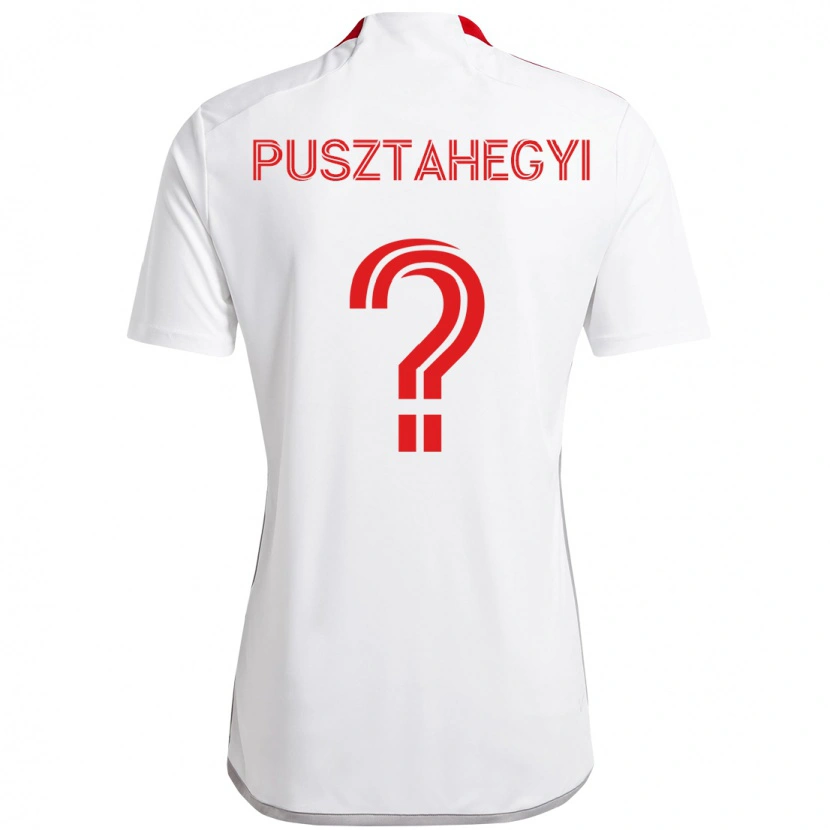 Danxen Herren Tristan Pusztahegyi #0 Weiß Rot Auswärtstrikot Trikot 2025/26 T-Shirt Österreich