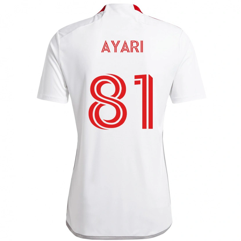 Danxen Herren Hassan Ayari #81 Weiß Rot Auswärtstrikot Trikot 2025/26 T-Shirt Österreich