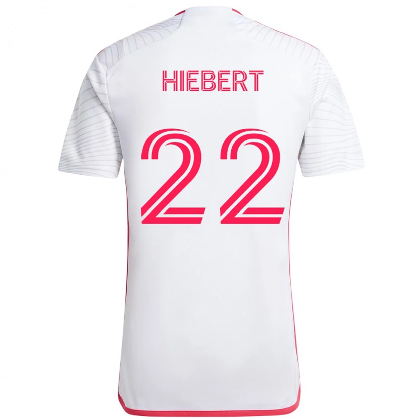 Danxen Herren Kyle Hiebert #22 Weiß Magenta Auswärtstrikot Trikot 2025/26 T-Shirt Österreich