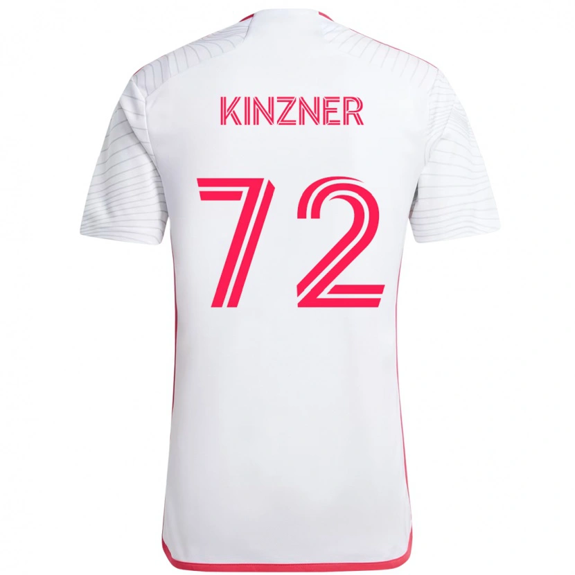 Danxen Herren Eric Kinzner #72 Weiß Magenta Auswärtstrikot Trikot 2025/26 T-Shirt Österreich
