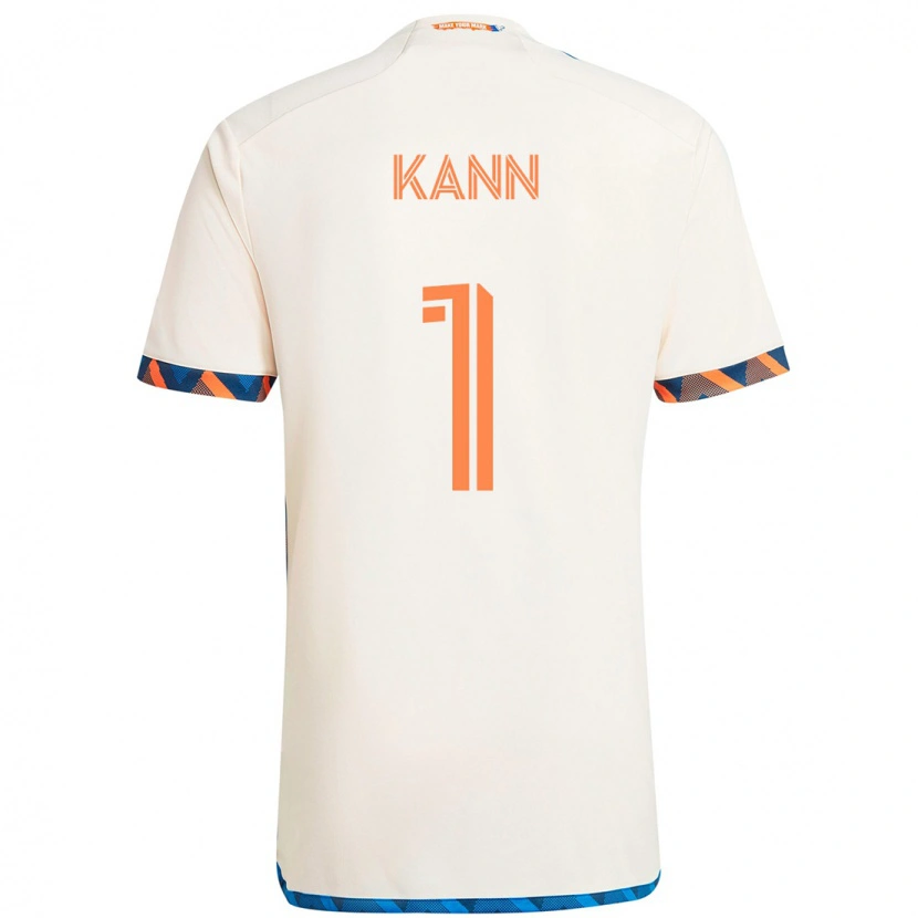 Danxen Herren Alec Kann #1 Weiß Blau Orange Auswärtstrikot Trikot 2025/26 T-Shirt Österreich