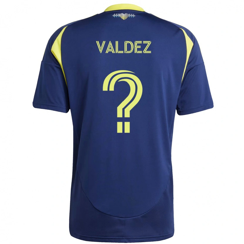 Danxen Herren Xavier Valdez #0 Marineblau Gelb Auswärtstrikot Trikot 2025/26 T-Shirt Österreich