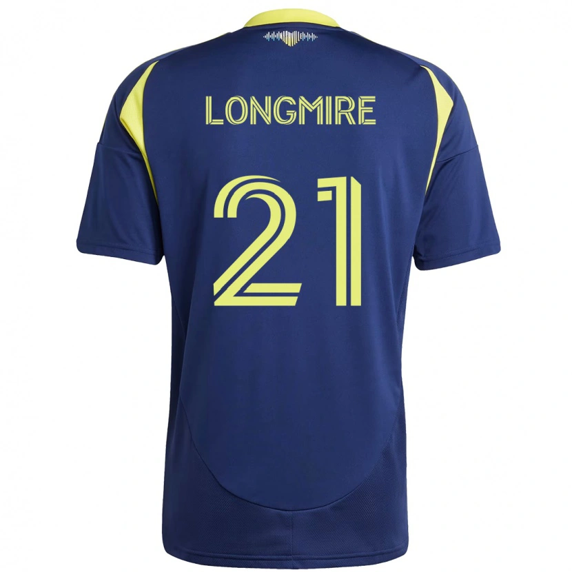 Danxen Herren Ahmed Longmire #21 Marineblau Gelb Auswärtstrikot Trikot 2025/26 T-Shirt Österreich
