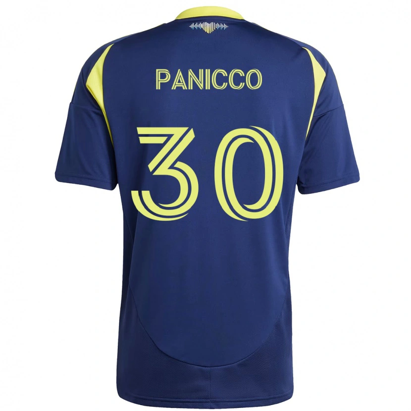 Danxen Herren Elliot Panicco #30 Marineblau Gelb Auswärtstrikot Trikot 2025/26 T-Shirt Österreich