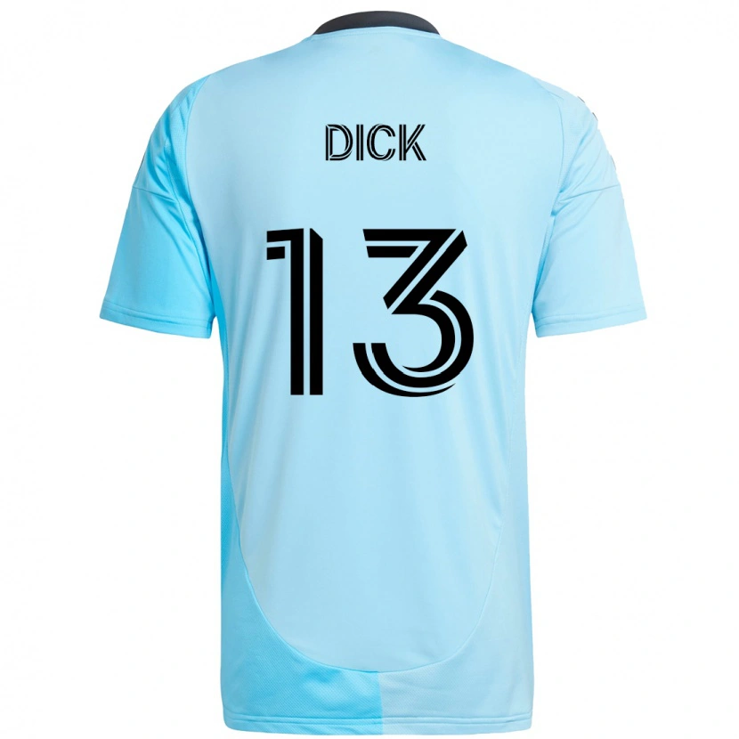 Danxen Herren Eric Dick #13 Himmelblau Auswärtstrikot Trikot 2025/26 T-Shirt Österreich
