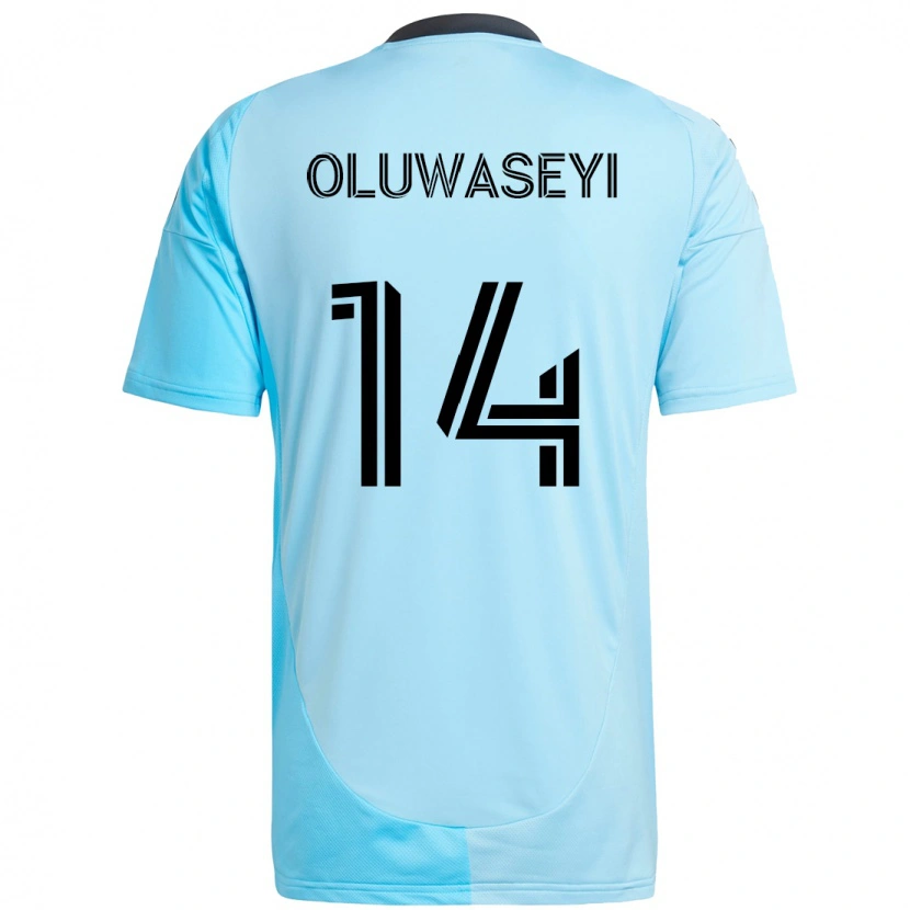Danxen Herren Tani Oluwaseyi #14 Himmelblau Auswärtstrikot Trikot 2025/26 T-Shirt Österreich