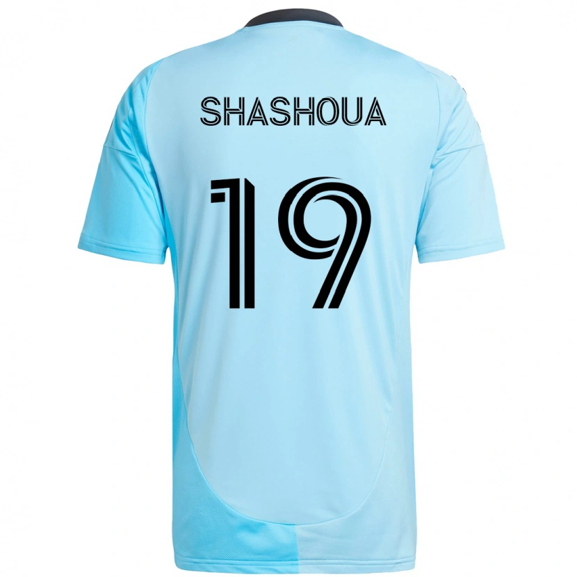 Danxen Herren Sam Shashoua #19 Himmelblau Auswärtstrikot Trikot 2025/26 T-Shirt Österreich