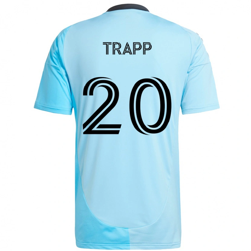 Danxen Herren Wil Trapp #20 Himmelblau Auswärtstrikot Trikot 2025/26 T-Shirt Österreich