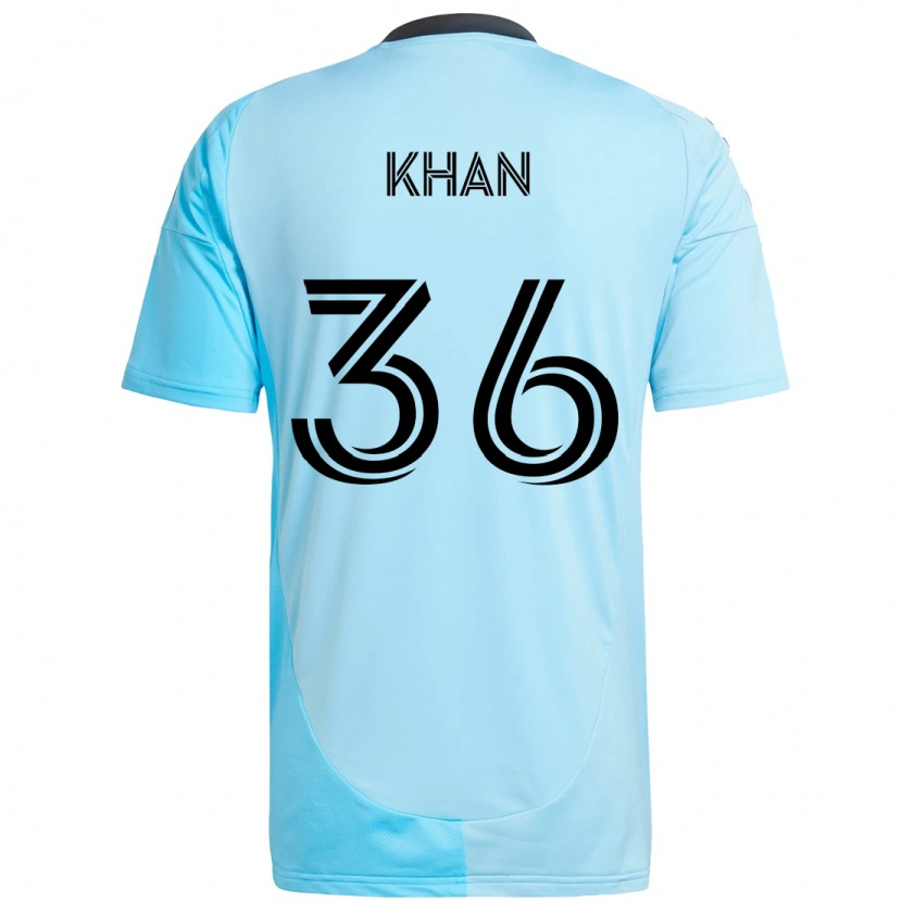 Danxen Herren Molik Khan #36 Himmelblau Auswärtstrikot Trikot 2025/26 T-Shirt Österreich
