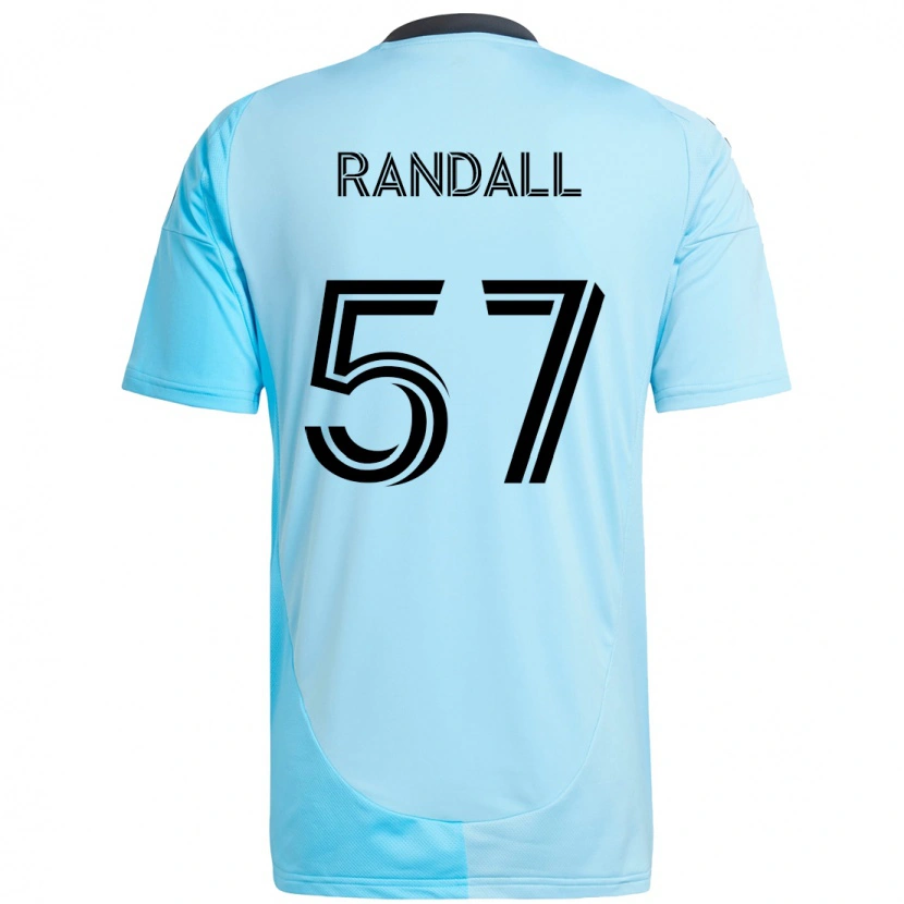 Danxen Herren Darius Randell #57 Himmelblau Auswärtstrikot Trikot 2025/26 T-Shirt Österreich